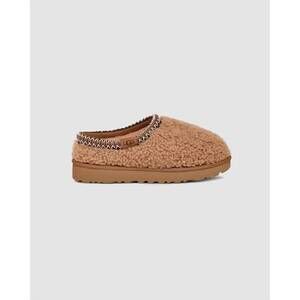 NEW UGG women's tasman maxi curly slippers in chestnut